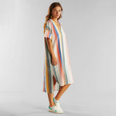 Kaftan Lysekil Stripes Multi Color